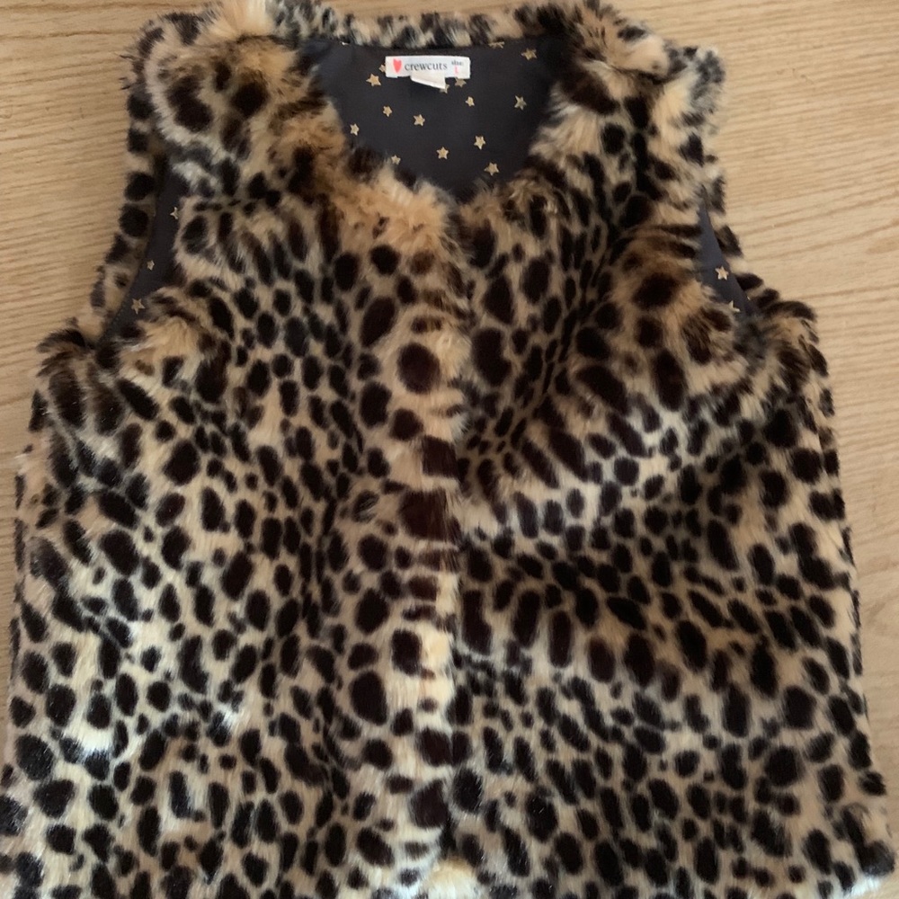 Crewcuts leopard vest